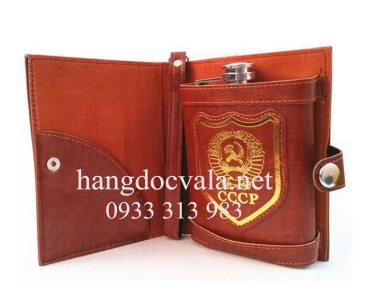 Bình sổ đựng rượu inox CCCP xếp 18 ounces (530ml)