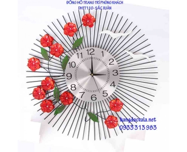 ĐỒNG HỒ TRANG TRÍ PHÒNG KHÁCH-SẮC XUÂN
