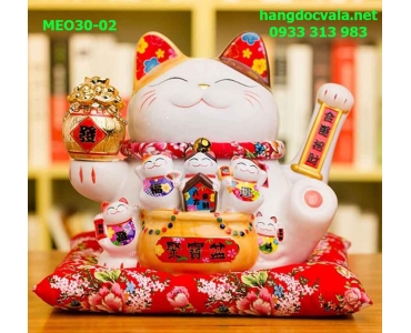 MÈO THẦN TÀI MAY MẮN NGŨ PHÚC LÂM MÔN SIZE LỚN